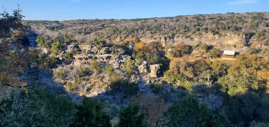 colorado bend state park top view