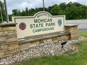 Mohican State Park sign board