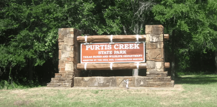 Purtis Creek name banner