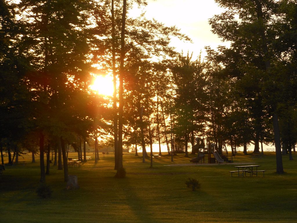 sunset Lakeside Beach State Park