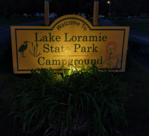 Board view Lake Loramie State Park