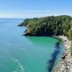 deception pass state park beach and water view