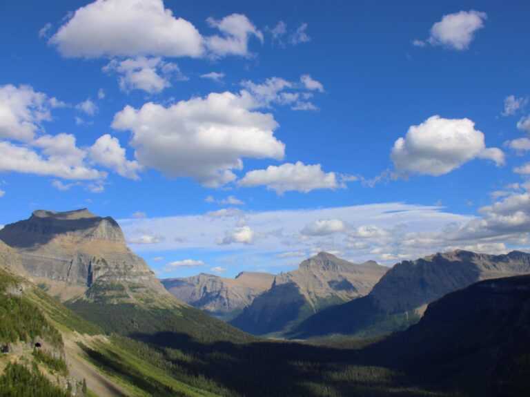 Glacier National Park clouds