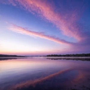 A panoramic view of Lac Qui Parle Lake during sunrise - Parksguidance Official