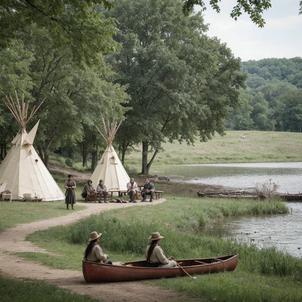 Historical reenactments or displays at the museum Lac Qui Parle State Park - Parksguidance Official