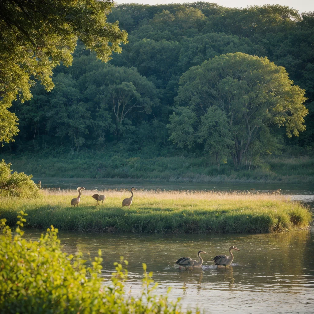 Wildlife in their natural habitat within Lac Qui Parle Lake - Parksguidance Official