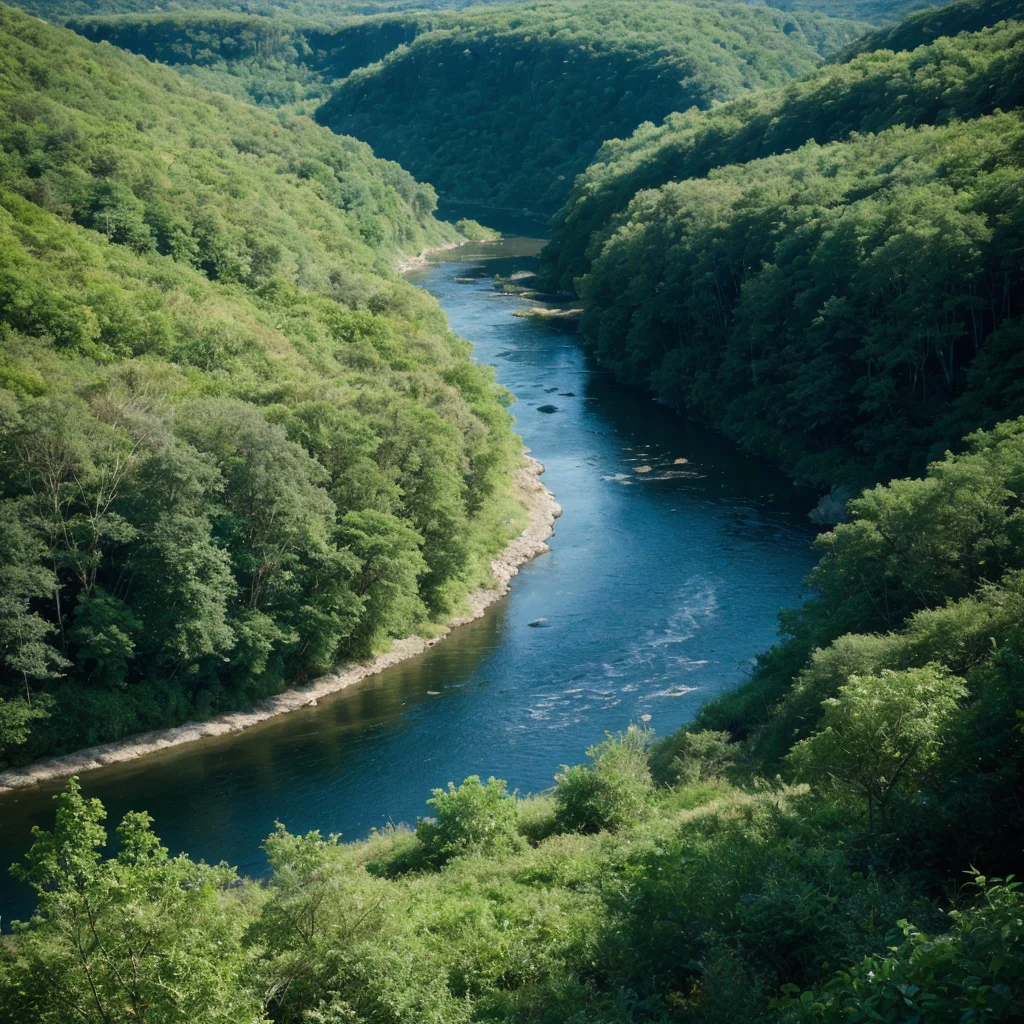 image of the Big River as it winds through lush forest landscapes - Parksguidance Official